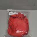 Ekouaer Satin Nightgowns for Women Button Down Sleep Shirt Silk Night Shirt Long Sleeve Boyfriend Sleepwear, XL, Red