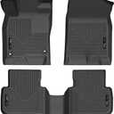 Husky Liners Weatherbeater Floor Mats | Fits 2022-2025 Honda Civic Hatchback/Sedan; 2023-2024 Acura Integra, Hatchback | Front & 2nd Row, 3-pc Black - 95521