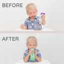 Subo Baby Food Bottle | No Mess Baby Toddler Self Feeder | Squeeze Free Design for Purees, Smoothies, Yogurt, Oatmeal, or Thickened Liquids | Reusable Silicone Washable Cup (Musk)