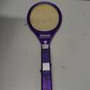 The Executioner Fly Zapper Mosquito, Wasp, Bug, Insect Killer Swatter Electric Fly Zapper Racket Single Layer for Efficient Zapping Indoor Outdoor (Purple)
