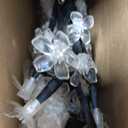 Cherry Blossom Tree Lights,Artificial Bonsai Tree with 48 Warm White LED Lights, 16.2 Inch Prelit Cherry Blossom Lamp for Christmas Party Wedding Gift Home Tabletop Decoration