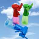 Portable Misting Fan, Battery Powered, Compact Cooling Fan for Home, Office and Outdoors (Green)