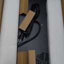 VBGK Electric Cooktop,12 Inch Built-in Radiant Electric Stove Top,110V 2100W 2 burner cooktop With 9 Heating Level, Timer & Kid Safety Lock, Sensor Touch Control 2 burner Induction Cooktop