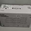 10-Pack Glass Food Storage Containers with Tempered Lids  Borosilicate, Airtight, Oven-Safe (-4F~950F), BPA-Free, 4.4 & 1.6 Cup, Leak-Proof, Dishwasher Safe (Gray)