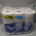 Sparkle Pick-A-Size Paper Towels, 6 Double Rolls (660 Sheets Total) - Strong 2-Ply Towels for Kitchen Cleanup and Everyday Messes