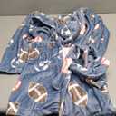 V.&GRIN Boys Fleece Robe, Hooded Plush Soft Fuzzy Bathrobe for Kids 3-14 Years (5-6 Years, Sports)