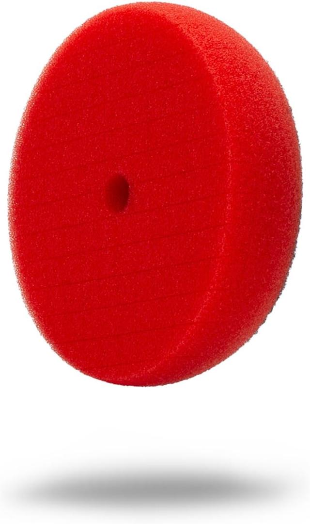 Maxshine 3" Universal Cross Cut Polishing Foam Pad for Finishing  Hook & Loop  DA & Rotary Polisher Compatible  Cross Cut Design for Heat Control & Efficient Compound Application