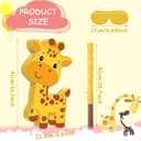 Aoriher Giraffe Piata Safari Piata with Blindfold and Bat Giraffe Birthday Party Supplies Safari Jungle Zoo Animal Party Favors for Birthday Supplies, 16 x 11.3 x 3.2 Inch