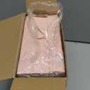 Jewelry Organizer Box, Leather Jewelry Box for Girls Gift Earring Organizer with Lock Double Layers Jewelry Case Removable Tray for Necklace Earring Ring with Polishing Cloth and Jewelry Bags (Pink)