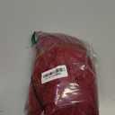 ROZKITCH Soft Dog Winter Coat, Fuzzy Pullover Dog Fleece Pajamas, Warm Fleece Windproof Cold Weather Jacket Cozy Jumpsuit Outfit 4 Legged Sweater Red, M(Chest: 21-25"; Back:18-19")