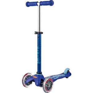 Micro Kickboard - Mini Deluxe - Three Wheeled, Lean-to-Steer Swiss-Designed Micro Scooter (Blue)