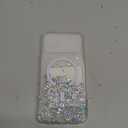 JETech Glitter Case for iPhone 17 Pro Max 6.9-Inch Compatible with MagSafe, Clear Cute Bling Sparkle for Women and Girls, Shiny Shockproof Magnetic Sparkly Phone Cover (Clear)