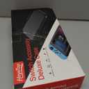 HEYSTOP Carry Case Compatible with Nintendo Switch & Nintendo Switch OLED Model 2021, Portable Travel Carry Case for Accessories and Console, Black