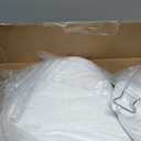 MAPLE DOWN Soft Twin Size Comforter Duvet Insert-Down Alternative Comforter Quilted with Corner Tabs for All Season-Lightweight Breathable Brushed Microfiber Machine Washable (White 68”x90”)