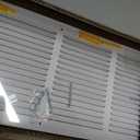 Fancat 24"W x 8"H Return Air Grille [Duct Opening Size], Steel HVAC Return Air Vent Cover for Wall & Ceiling, White Powder-Coated Rust-Resistant AC Cold Air Return, Outer Dimensions 25.75"W x 9.75"H