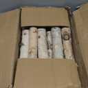 12 Pcs 16" Large White Birch Logs for Faux Fireplace Filler, Decorative Firewood for DIY Crafts, Wood Branches for Outdoor Indoor Electric Mock Fireplace, Firebowl, Fire Pits