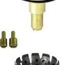 Universal Lift n Lock (Push Pull) Bath Tub/Bathtub Drain Stopper Includes 3/8" and 5/16" Fittings