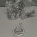 Suction Cup Hooks, Small Shower Suction Hooks, Heavy Duty, Removable and Reusable, Clear, 4 Pcs