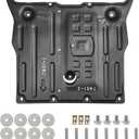 Front Skid Plate Compatible with Tesla Model 3 2017-2024 & Tesla Model Y 2020-2022 Chassis Guard Plates Splash Shield Cover with Install Accessories