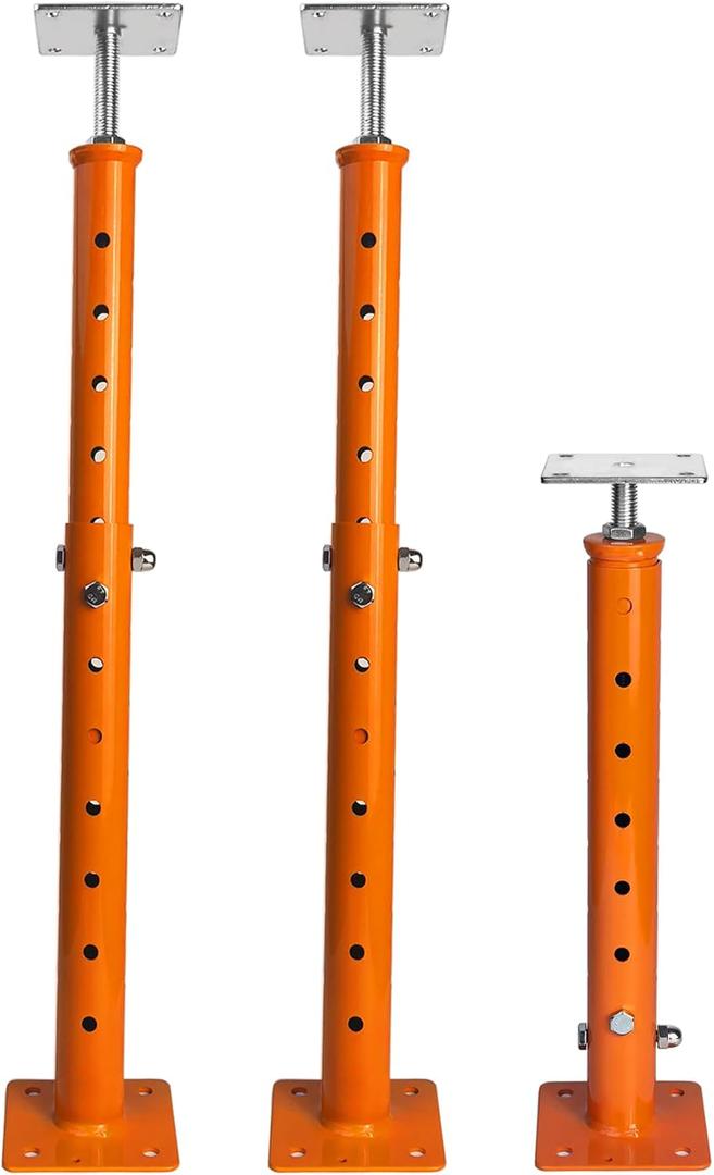 Basement Floor Jack House Jacks for Leveling, 18-36" Hight Range, 11023 lbs Max Load Capacity, Adjustable Support Beam Basement Jack Post Pole for Leveling Lifting Support Telescoping Jack