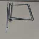 Officemate Hanging File Frame, Letter Size, Adjustable 14 to 18-Inches, 2 Count (Pack of 1),Silver, 91990