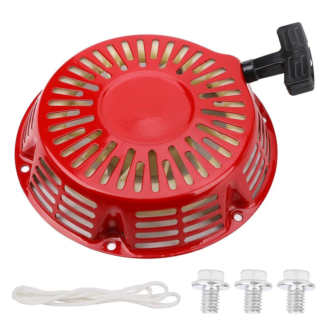 Yinlowa Recoil Starter Assembly for Honda GX340 GX390 GX610 GX620 11HP 13HP 18HP 20HP Engine Generator, Pull Start Replaces 28400-ZE3-W01 28400-ZE3-W01ZA, Fits Lawn Mower Pressure Washer Water Pump