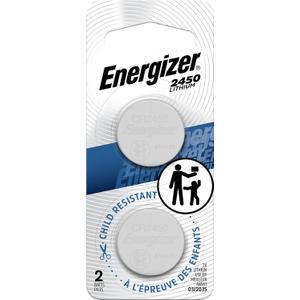 Energizer 2450 Lithium Coin Battery, 2 Pack (Standard)