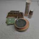 Mimorou 338 Pcs Sage Green and Brown Plates and Napkins Party Supplies for Guests Woodland Baby Shower Tableware Include Forest Scalloped Plates Paper Napkin Cup Spoon Fork Knife for Wedding Birthday