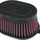 K&N High-Flow Original Lifetime Engine Air Filter: Increase Power & Accerlation, Washable, Premium: Compatible with 1987-2018 Kawasaki: (See Product Descrtiption For Select Models) KA-6589