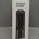 NOLLAM 16 Oz Portable Blender with 6 Blades, USB Rechargeable, Magnetic Charging, Black