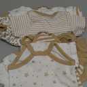 Baby Layette Set Baby Boys' 9-Piece Bodysuits Pants Set Toddler Girl Boy Unisex Baby Gift Sets (0-3 Months, Light Coffee)