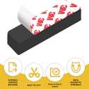 Magnetic Tape with 3M Strong Adhesive Backing,2x4" 10PCS,Flexible Self Adhesive Magnets, Flat Sticky Magnet Tape Strips,Available for Craft,DIY Projects,Kitchen,Whiteboard etc