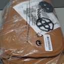 Elantrip 2PCs Front Car Seat Covers Leather Car Seat Protector Universal fit for Most Cars SUVs and Trucks Water Proof Seat Protector Whiskey Color (Cognac)