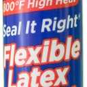 Rutland Products 800°F Flexible Latex Sealant, 10.3 Fl oz Cartridge, Black