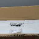 Acrylic Coffee Table for Living Room Clear Rectangle Lucite Table with Open Storage Shelf (1, Dark Brown, Nomal)