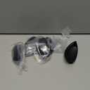 HOMOTEK 5 Pack Drawer Bin Cup Pulls Dresser Pulls for Cabinets Matte Black - 3 Inch Hole Centers Furniture Handles,Kitchen Cabinet Hardware