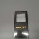 MOWIME Compatible with iPhone 17 Pro Max Case with Finger Strap, White Cheetah Leopard Print Pattern for Women Girls, Slim Shockproof 2 in 1 Silicone TPU Case for iPhone 17 Pro Max 6.9 Inch