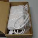 Power Strip with USB C 35W,10-in-1 Flat Plug Wall Charger - 5FT Extension Cord with 4AC, 3 USB A & 3 USB C - PD20W Charging Station for Multiple Devices - Travel Home Office (White)