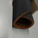 Dilunave Christmas Half Circle Coir Doormats 16 x 30 in for Outside Entrance Artificial Coir Outdoor Mat Natural Berry Leaf Vine Half Round Entry Mat for Front Door Indoor Outdoor Winter Home Floor