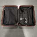 TILYMOL Hardside Carry On Luggage 22x14x9 Airline Approved with Spinner Wheels, Lightweight 20-inch Carry-On Suitcase for Men & Women, Black