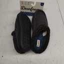Dearfoams Men's MFS Clog W/Whipstitch & Mf Slipper Brown Plaid Medium 9-10