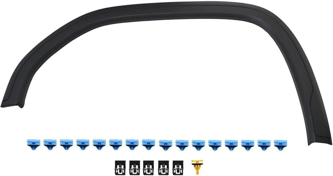 SecosAutoparts Front Fender Trim Moulding Compatible with GMC Sierra 1500 2019-2023 Left Driver Side Replacement for 84492973 GM1290265 Wheel Arch Moldings