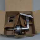 Schlage F40 ACC 619 Accent Door Lever, Bed & Bath Privacy Lock, Satin Nickel