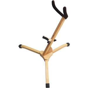 Wood Saxophone Stand - Tripod Holder for Alto and Tenor Sax