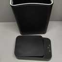 Yatmung Touchless Bathroom Trash Can - 2.5 Gallon Smart Trash Can Sensor Motion - Skinny Trash Bin with Lid - Electric, Narrow, Plastic, Auto Open - Small Slim Automatic Garbage Can (Black)