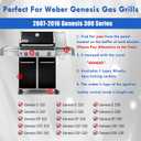 Genesis E-310 7524 Grates Replacement Parts for Weber Genesis 300 Gas Grill Grates Genesis E310 E-310 E-320 E-330 S-310 S-330 S-320 CE-310 CE-330 CEP-310 Cast Iron Cooking Grids Genesis Grill Parts