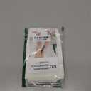 LIN PERFORMANCE 20-30 mmHg Medical Compression Socks for Women and Men Knee High Open Toe Stockings for Varicose Vein Swollen legs (M,White)