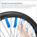 2-PCS 700C Road Bike Tires 700x28C/28-622 28x1 5/8x1 1/8 and 700C Heavy Duty Bike Tubes Presta Valve with 2 Rim Strips Compatible with 700x26C 700 x 28C 700x30C Bike Bicycle Tires and Tubes