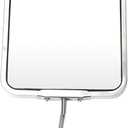 Stainless Steel Mirror, 7 x 16 inches, West Cost Mirror. With Heated Function.