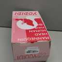 Mannequin Head Human Hair 22"-24" Female 100% Human Hair Mannequin Head Hair Styling Cosmetology Manikin Head Doll Head for Hairdresser with Clamp Holder and Tools (dark brown)